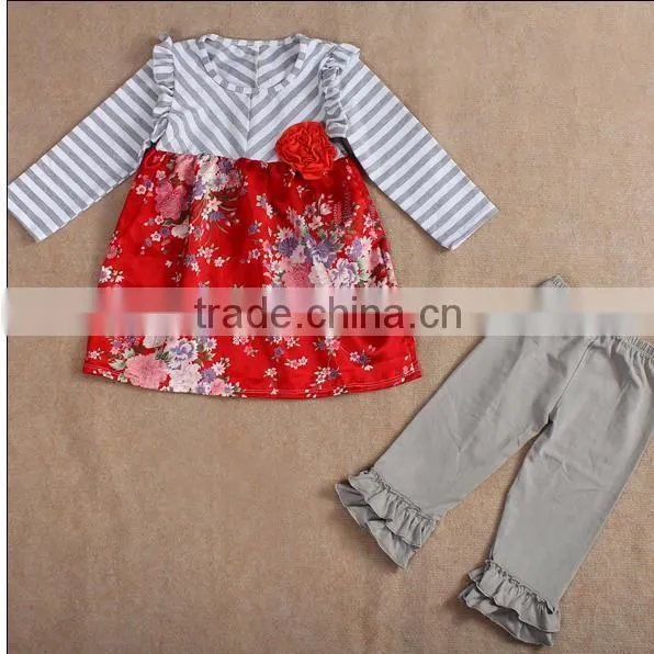 2016 new arrivle children clothing manufacturers china baby cotton frock suit design images