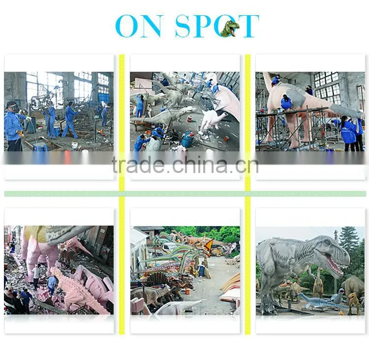 With CE and ISO Handmade resin dinosaur decoration craft model