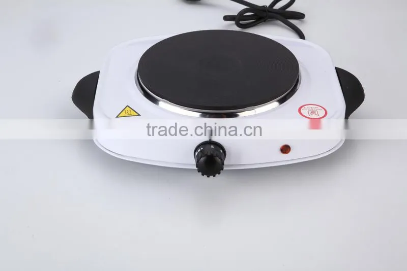 500W& sigle Electric SOILD Hot Plate with cheap price&2014 new style&hot sales&color&