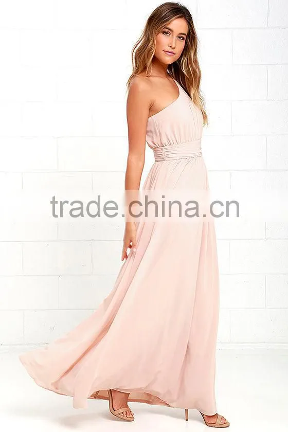 2016 womens one shoulder evening dress long maxi dress for women dress manufacturers