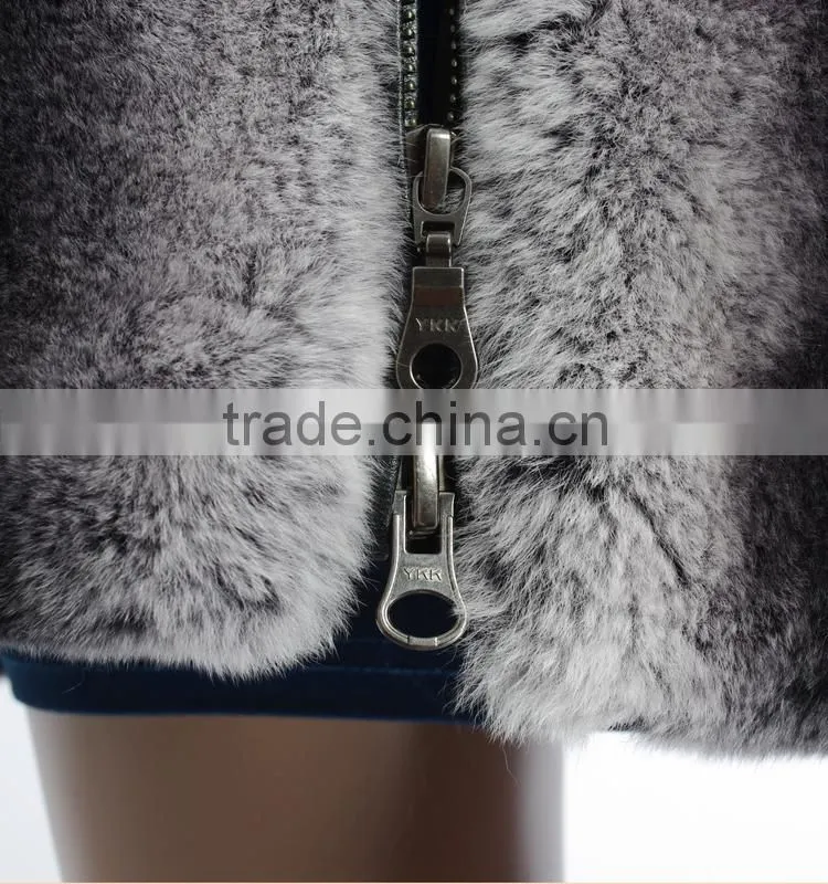 Chinchilla fur coat women poncho coat KZ150069
