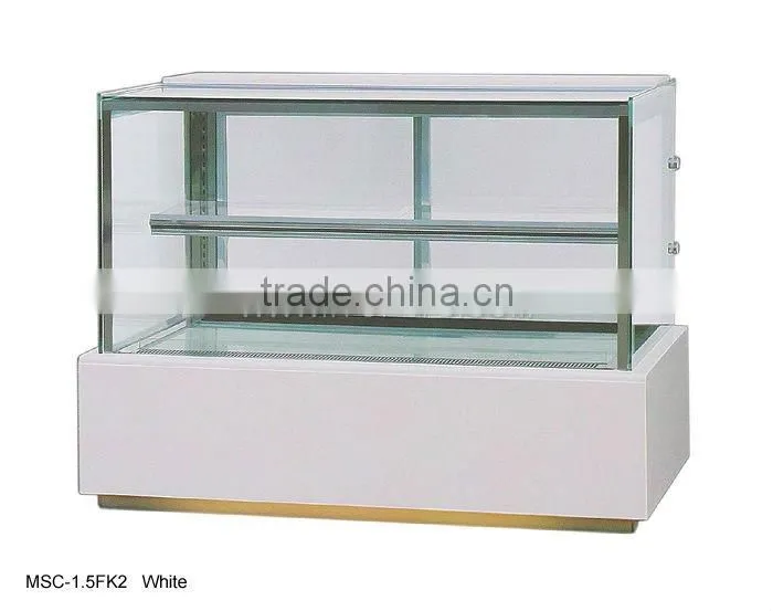 square marble cake display cabinet