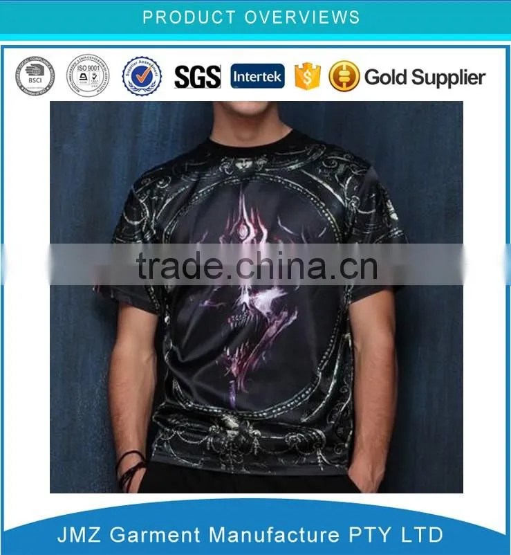 Custom mens clothes printing t shirt from China supplier