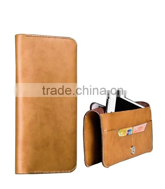 Modest Luxury Waterproof Leather Multifaction Wallet Case for Cellphone,Cards,Money