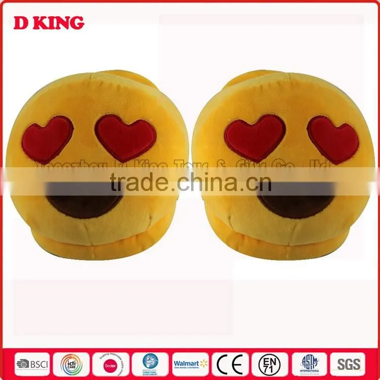 Creative Emoji Expression Winter Soft Bedroom Slippers