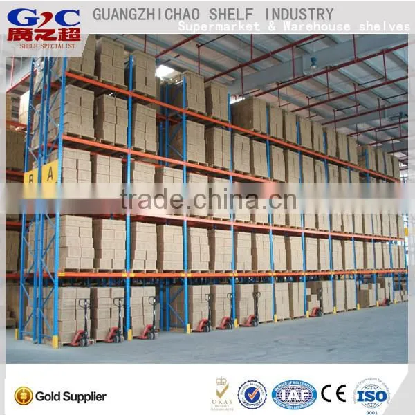 Steel selective pallet rack