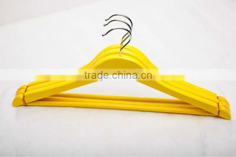 Colorful Wooden suit hanger