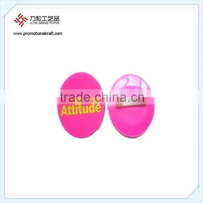 Custom Antique Rubber Brooch For Hand in Hand Public Benefit Activities