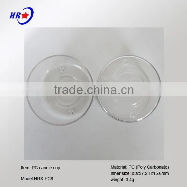 HRX-PC 6 WHITE CANDLE CONTAINER