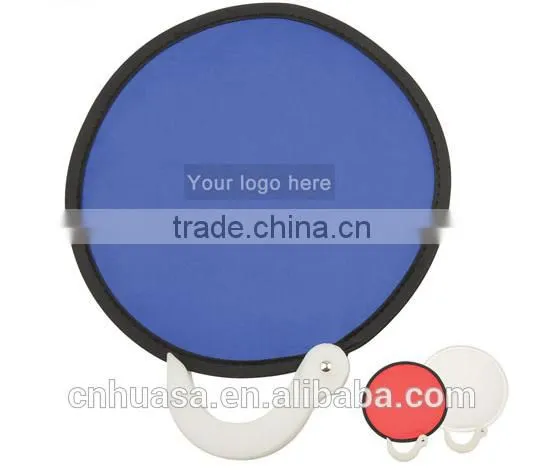 customer designed nylon foldable hand fans