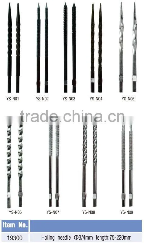 Holing Needle Type tire repair needle kit