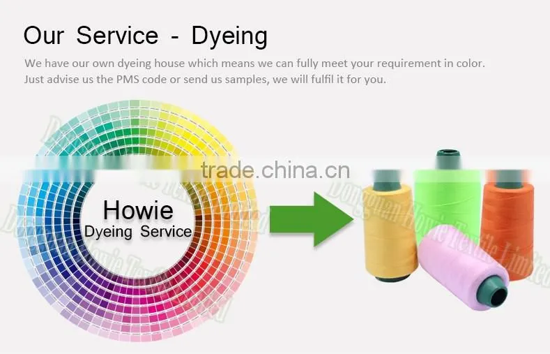 Ningbo China wholesale 40/2 100% spun polyester sewing thread