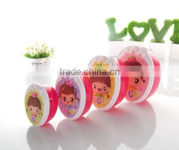 Sweet girl stackable&nestable pp storage box for kids