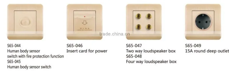 Residential / General-Purpose Application and Standard Grounding Grounding switched power socket