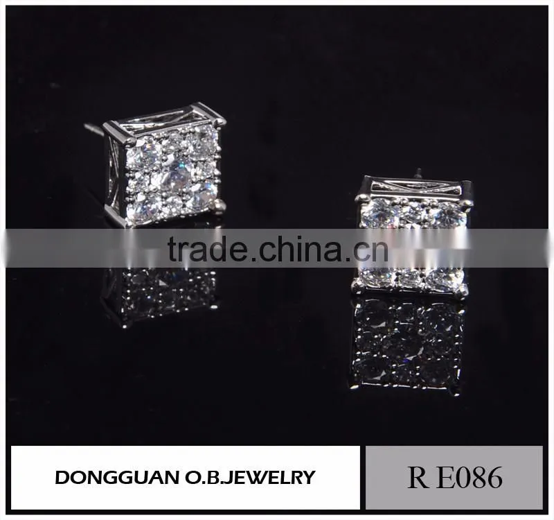 Fancy design gold earring designs, stud design gold earring models, Gold diamond earring