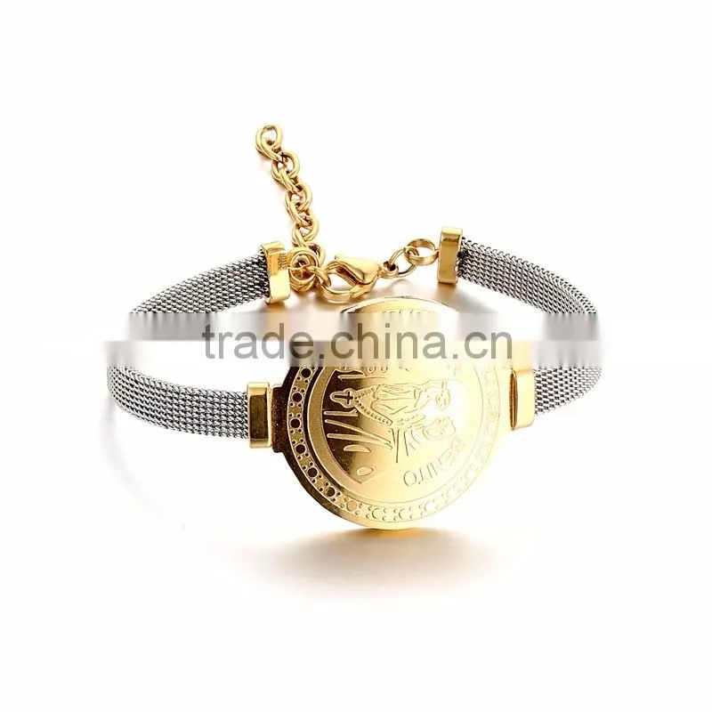 Italy Religious Style 2016 Men's Stainless Steel Bracelets SSBL050W