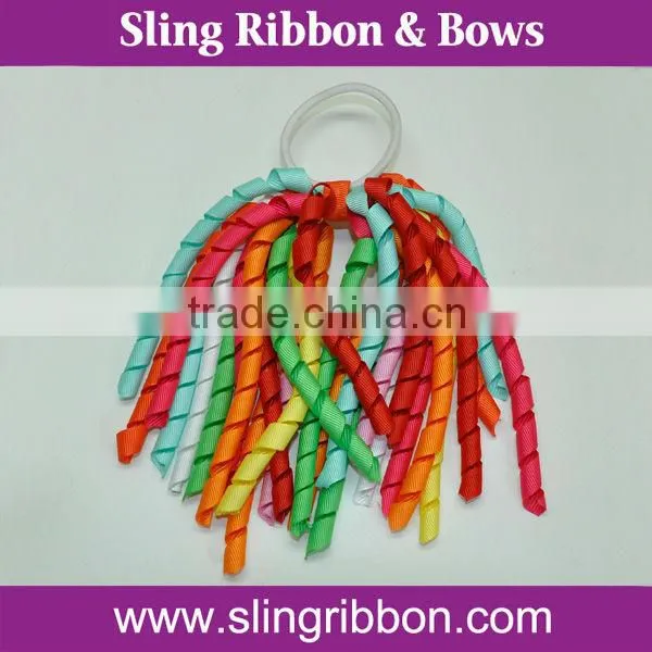 Wholesale Korker Ribbon Ponytail Bow