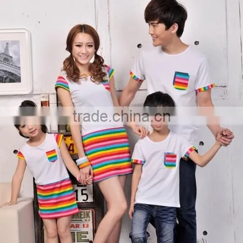 Fashion China Style Hot Cotton Clothes Wholesale Factory Selling Summer Clothes For Family
