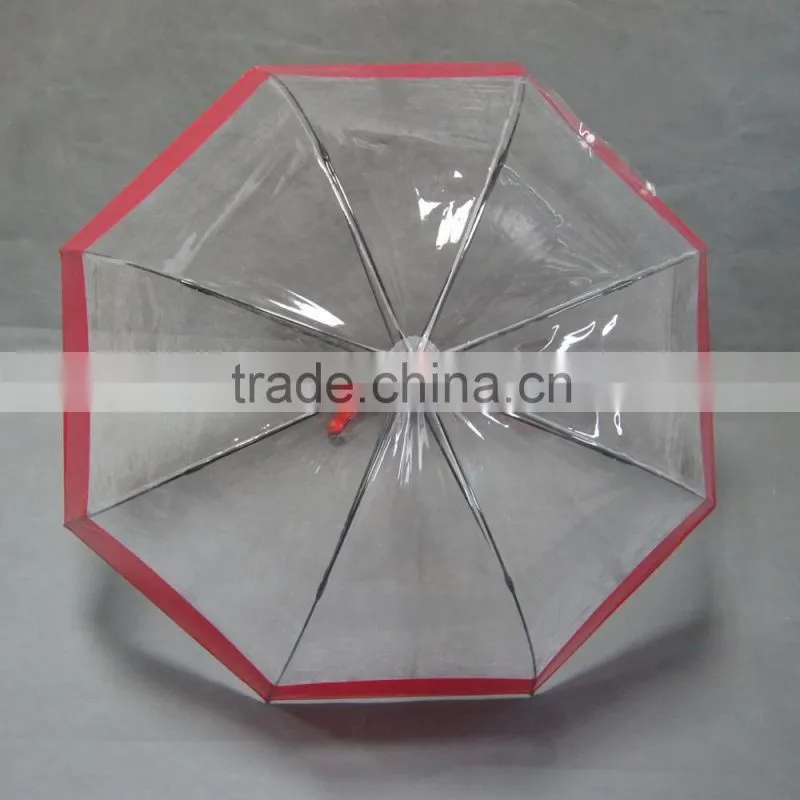 Promotional customized clear dome shape bubble umbrella