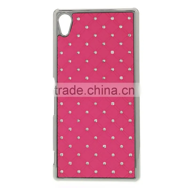 for sony diamond pc case, for sony z4 plastic hard case