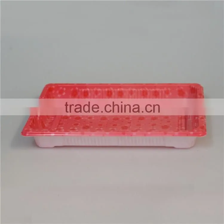 SM1-1105HF-R Clear Cover Disposable Plastic Sushi Take Away Box