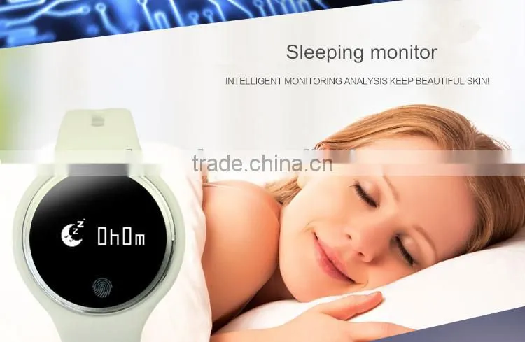 2016 newest waterproof E07 bluetooth vibrating bracelet