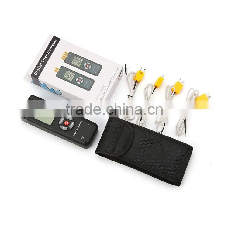 types of thermometers industrial thermometer with four Type K thermocouples input