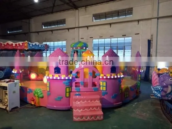 New design amusement park electric train pumpkin castle joy spray cart car amusement game