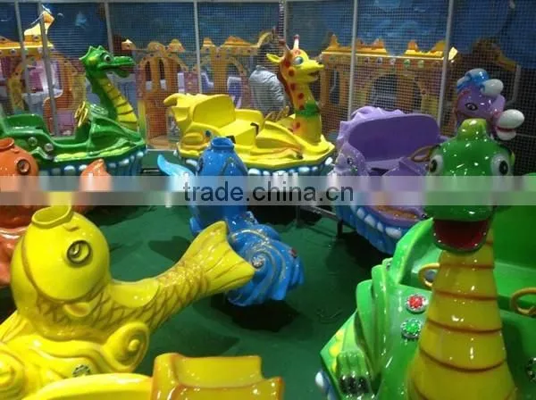Playground outdoor and indoors kids amusement rides happy spray ball car
