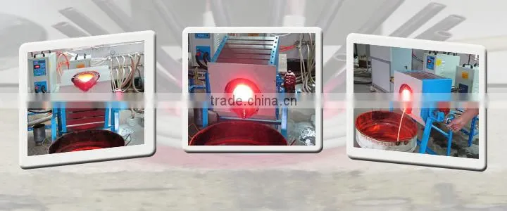 medium frequency 100kg induction furnace