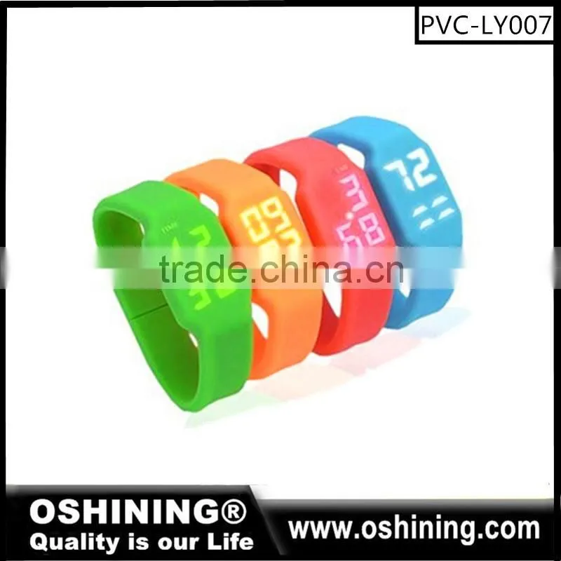 Customized Bracelet PVC USB Flash Drive USB Wristband Band Wholesale(PVC-LY002)
