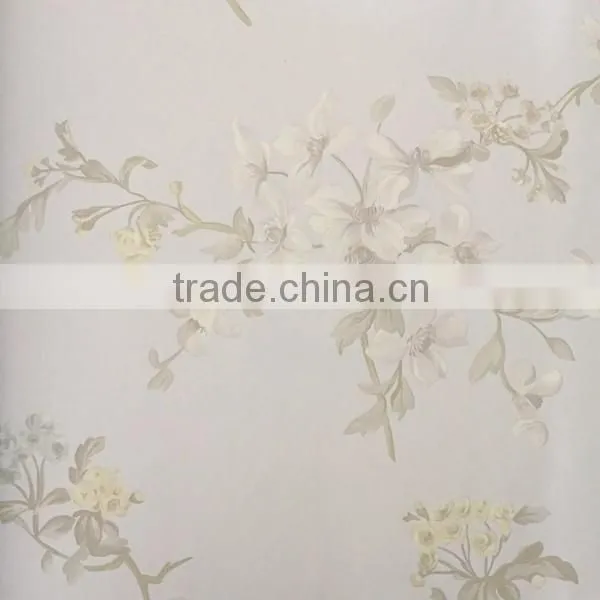 non woven Hot sale flower garden artificial Wallpaper