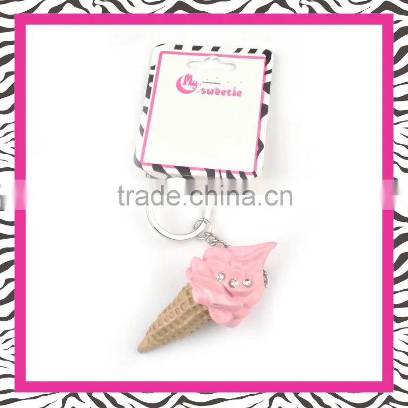 alloy lollipop keychian with enamel