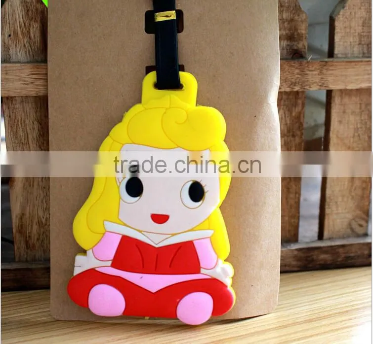 top quality pvc luggage tag with loop manufacturer