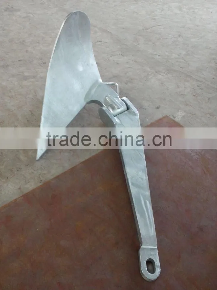 Hot Dip Galvanized / stainless steel 316 Plough Boat anchor