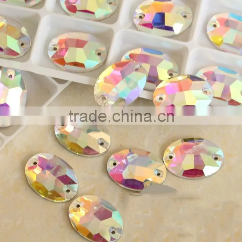 Dress Decoration Flat Back Crystal Rhinestone Sew On