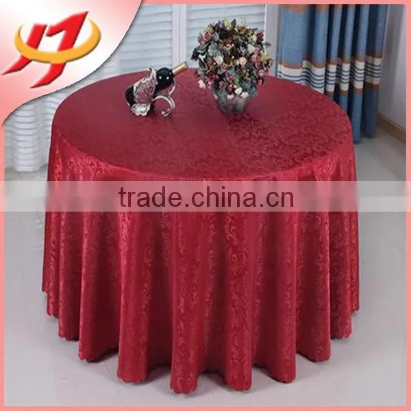 Customized home jacquard table cloths for hotel/restaurant/home use