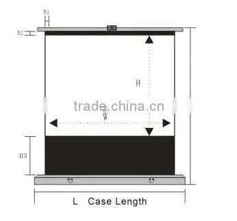 Factory direct supplying outdoor advertising projectors screen,mini projector for presentation
