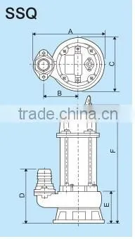 Submersible Stainless Steel Sewage Pump SSQ-332