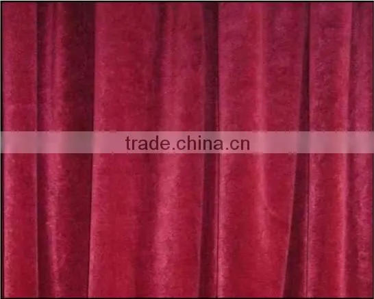 100% polyester fire retardant theatre curtain fabric