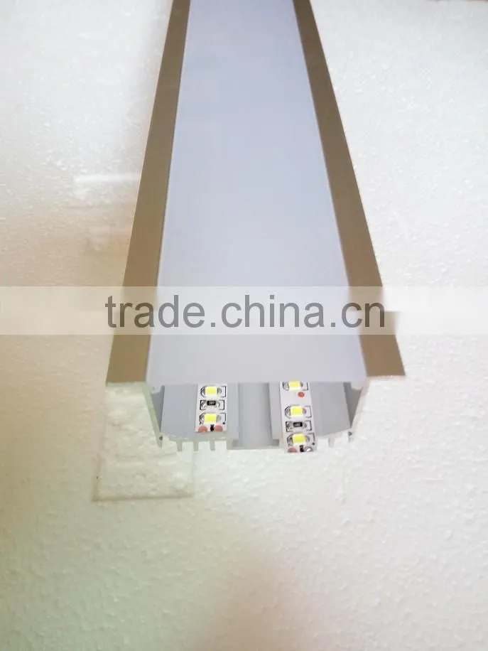 Modern recessed linear led high bay light 4ft 36w 3600lm 15usd
