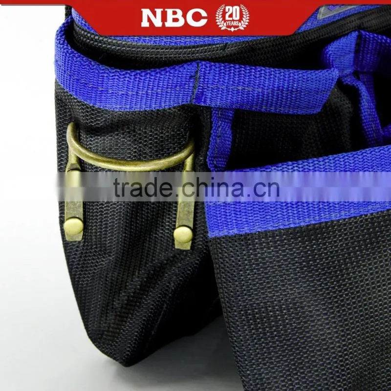 2016 Wholesale Waterproof High Tool Bag 8pcs Combined Tool Pockets