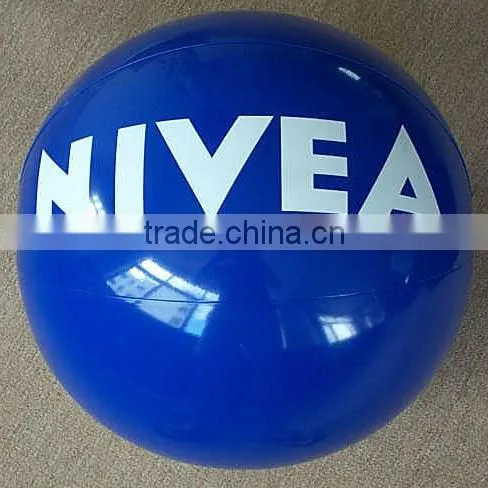inflatable beach ball smile face