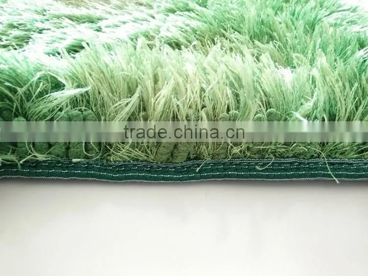 thick long pile microfiber chenille bath mat