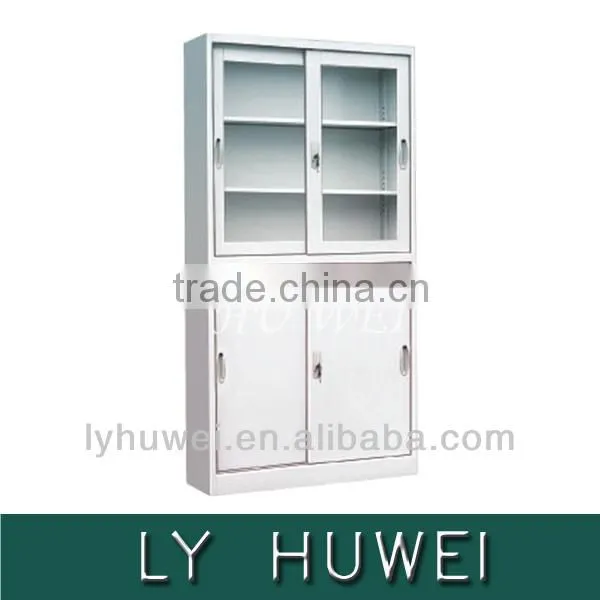 metal sliding glass retail store furniture display