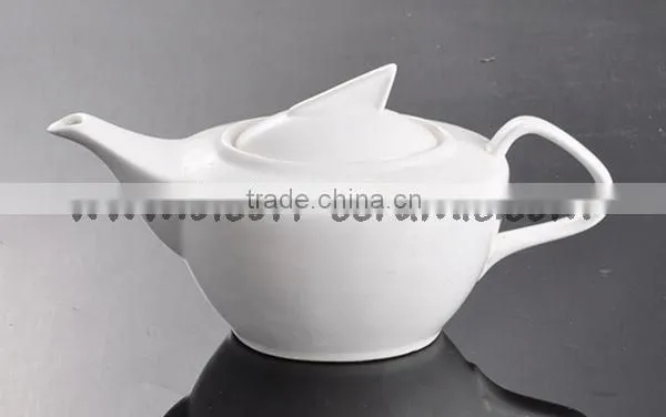 300ml To 2000ml Plain/Ivory White Ceramic Porcelain Coffee Pots