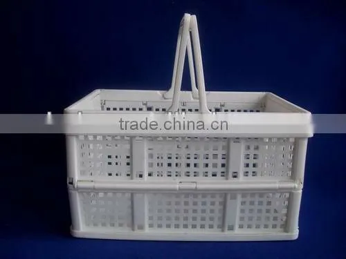 plastic folding storage baskets