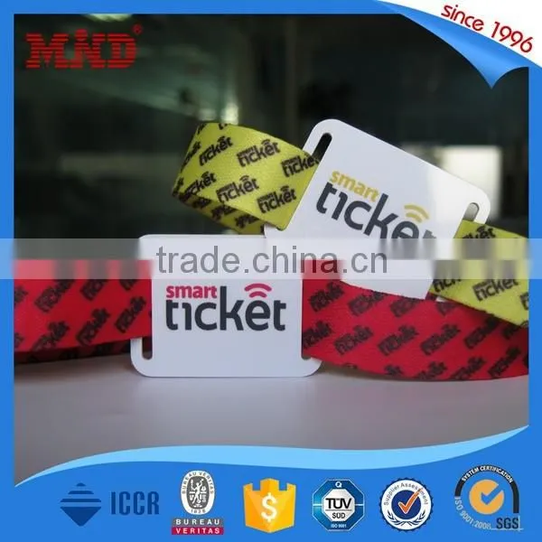 MDWW36 Adjustable Events Bracelets | Disposable Woven RFID NFC Bracelet
