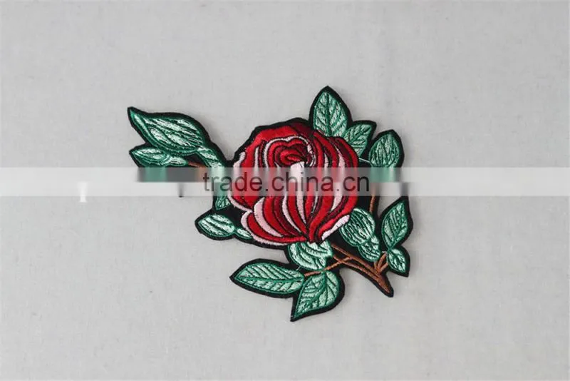 hot sale Iron-on flower applique embroidery patch for wedding