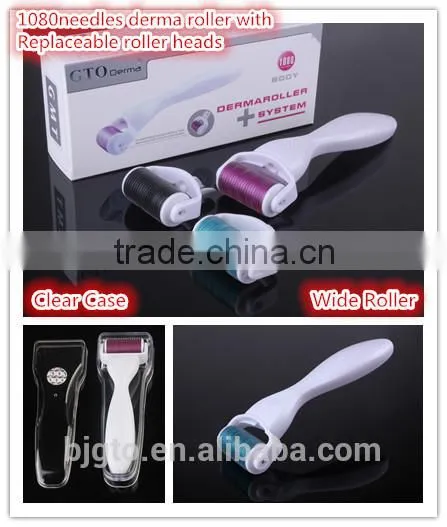 skin roller system 1080 needles body treatment mts derma roller